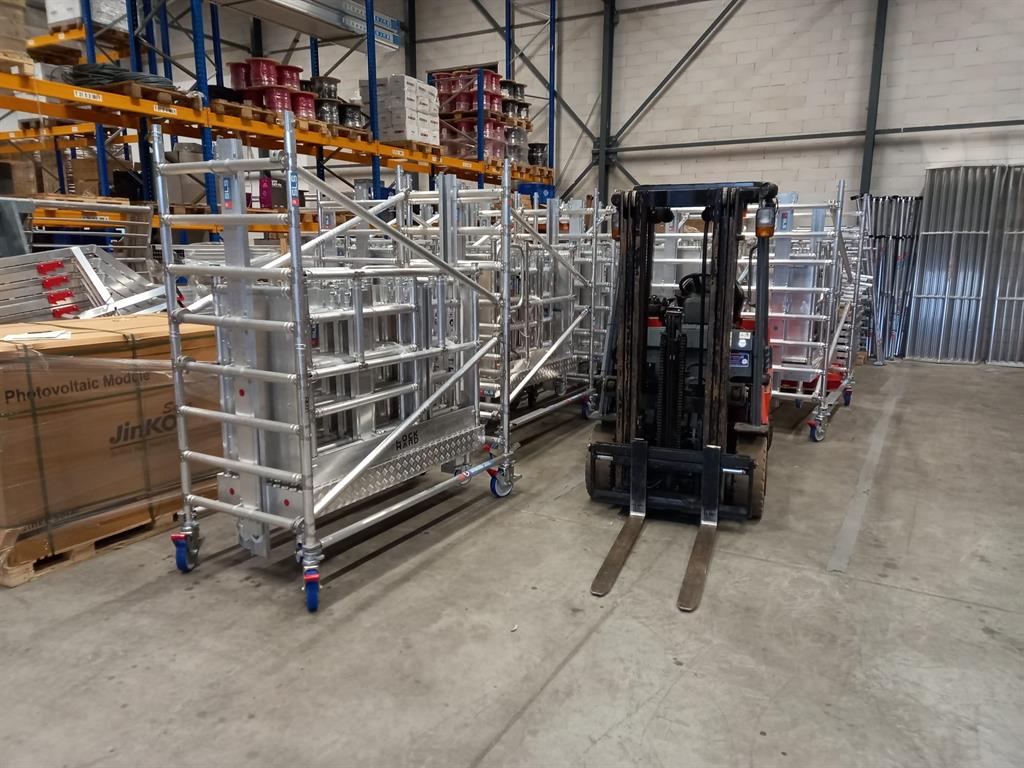 Rolsteigerlift wielen diam 15 & 200 mm.